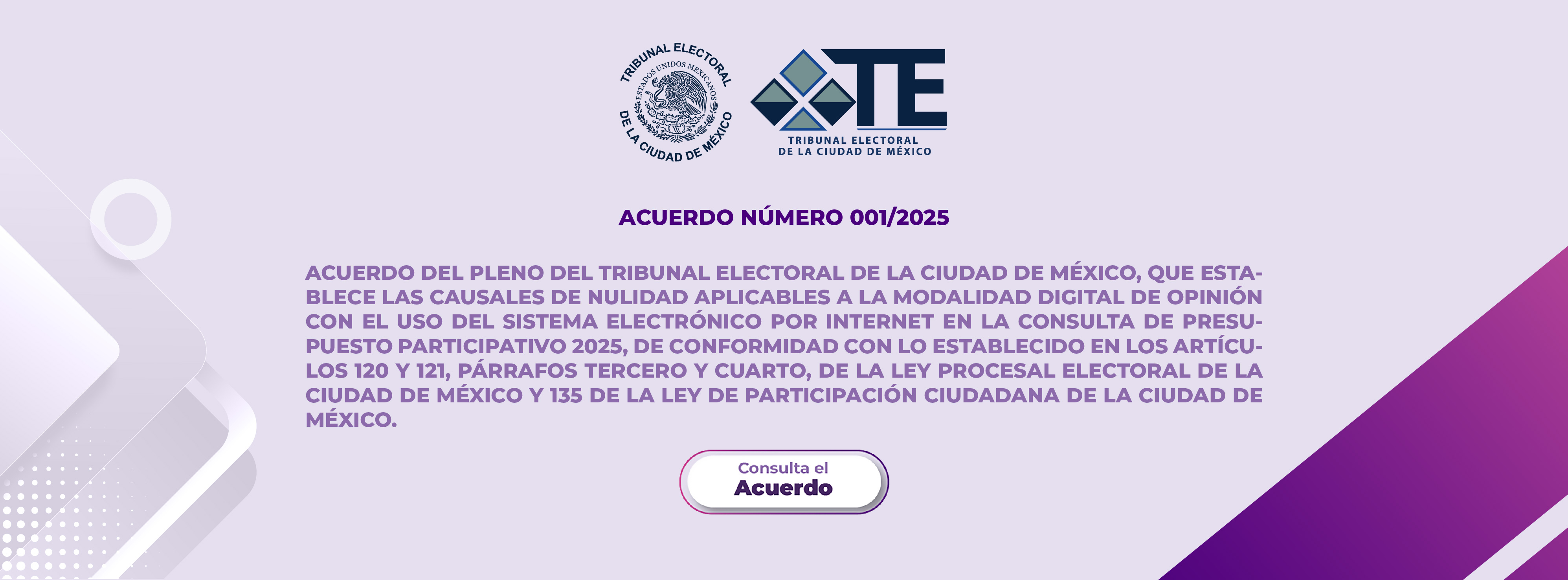 ACUERDO DEL PLENO DEL TRIBUNAL ELECTORAL DE LA CDMX